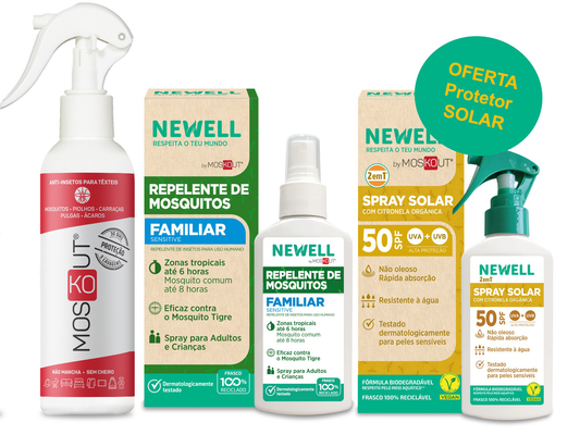 Pack Verão Adulto - Oferta Protetor Solar com Repelente
