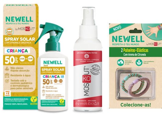 PACK   CRIANÇA - Repelente +Cuidados   Solares